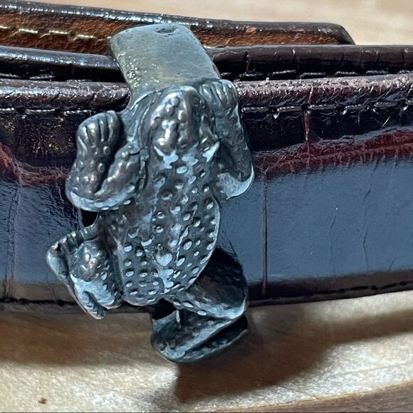 J. Deegan sterling silver frog belt - Picture 10 of 16